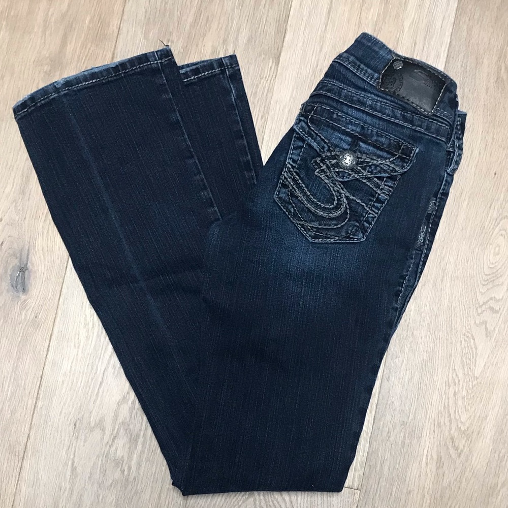Silver blue jeans